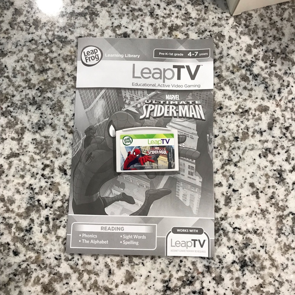 4 Leapfrog LeapTV Learning Video Game Cartridges